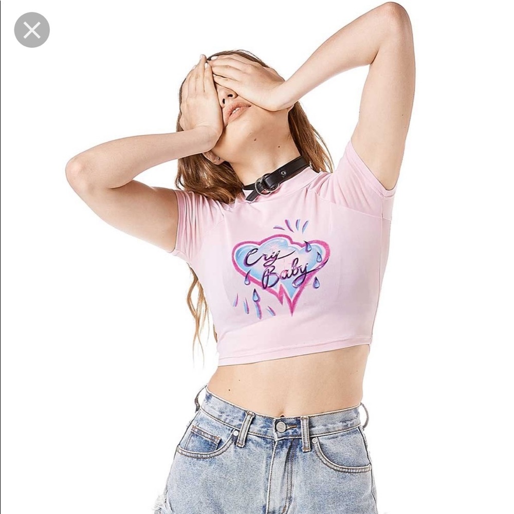 Unif Cry Baby Crop Top